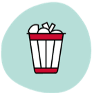 Garbage can icon
